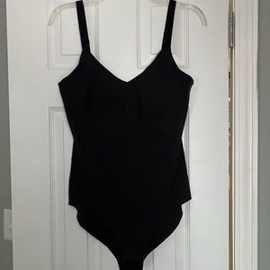 Knix bodysuit, with padded bra. “Slimming”